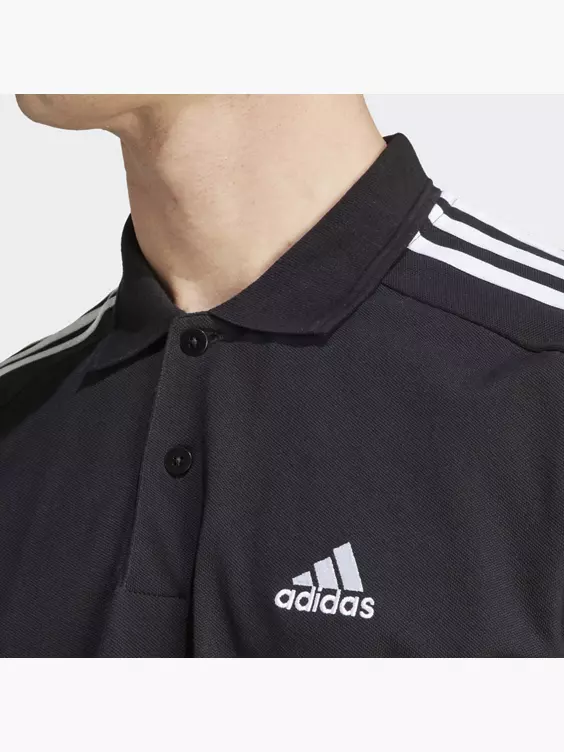 Adidas Essentials Piqué Embroidered Small Logo 3-Streifen Poloshirt – Bild 2