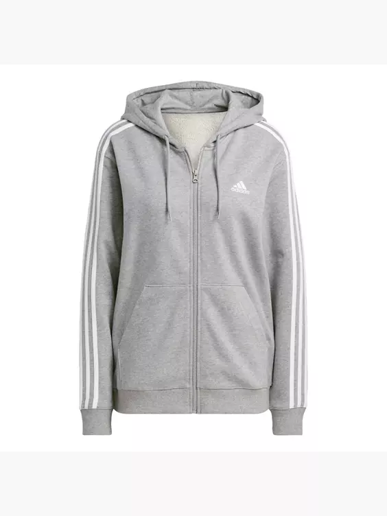 Adidas Essentials 3-Streifen French Terry Regular Kapuzenjacke